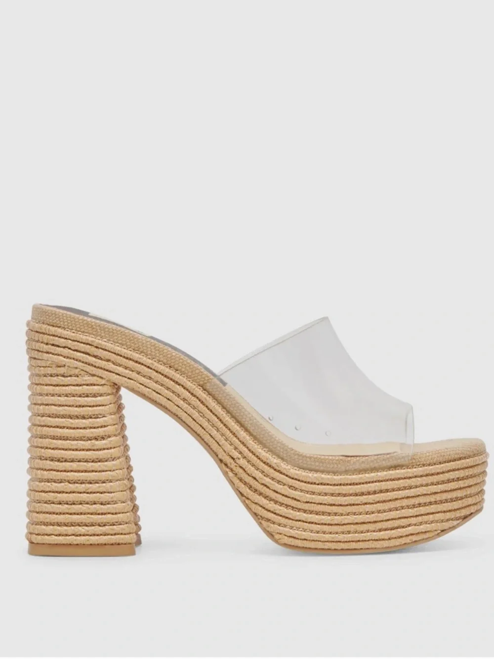 NIB DOLCE VITA LICHIA HEELS NATURAL BEAUTIFUL VERSATILE WORN ONCE - Picture 4 of 10